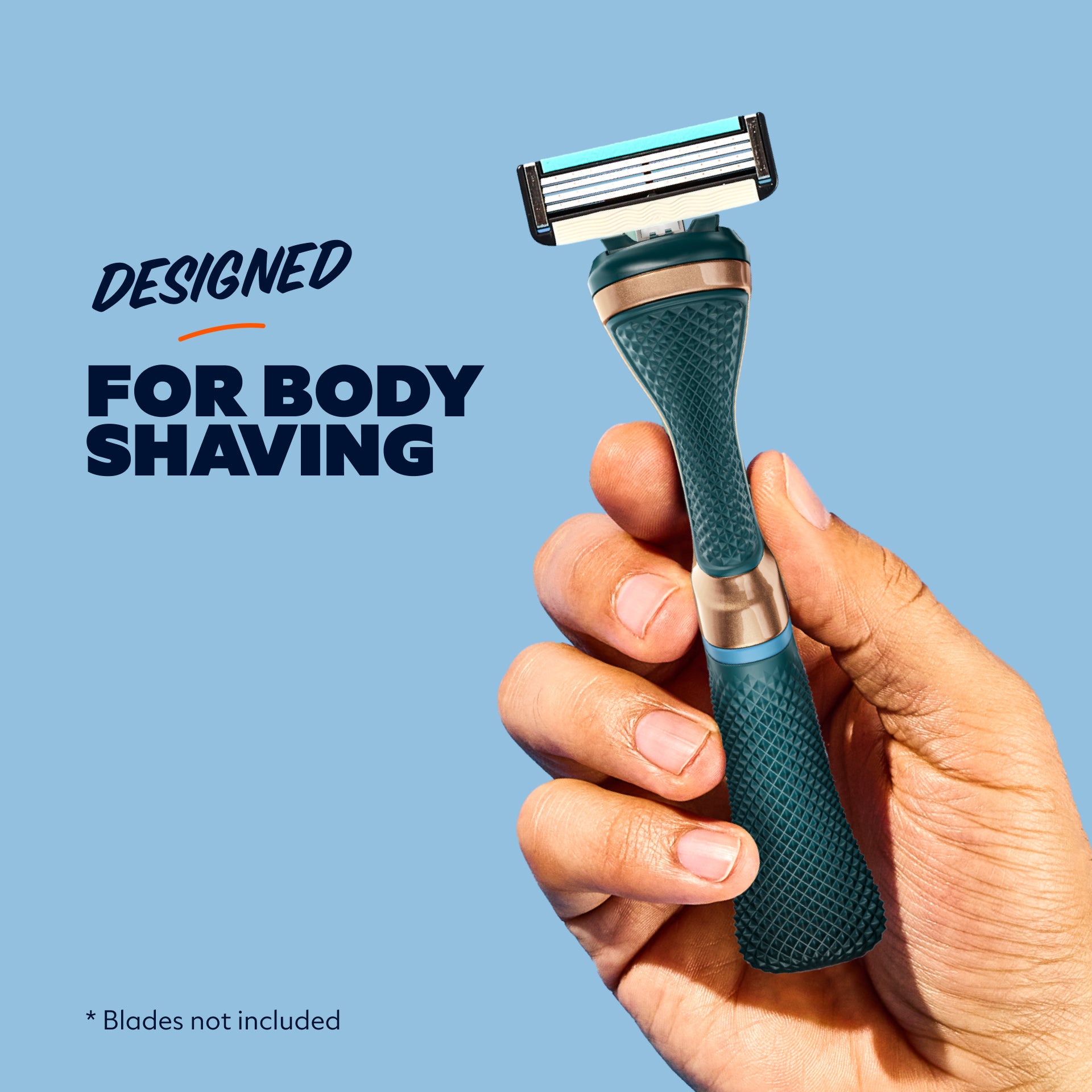 Non-Slip Body Shaver Handle for Shower | Club Series