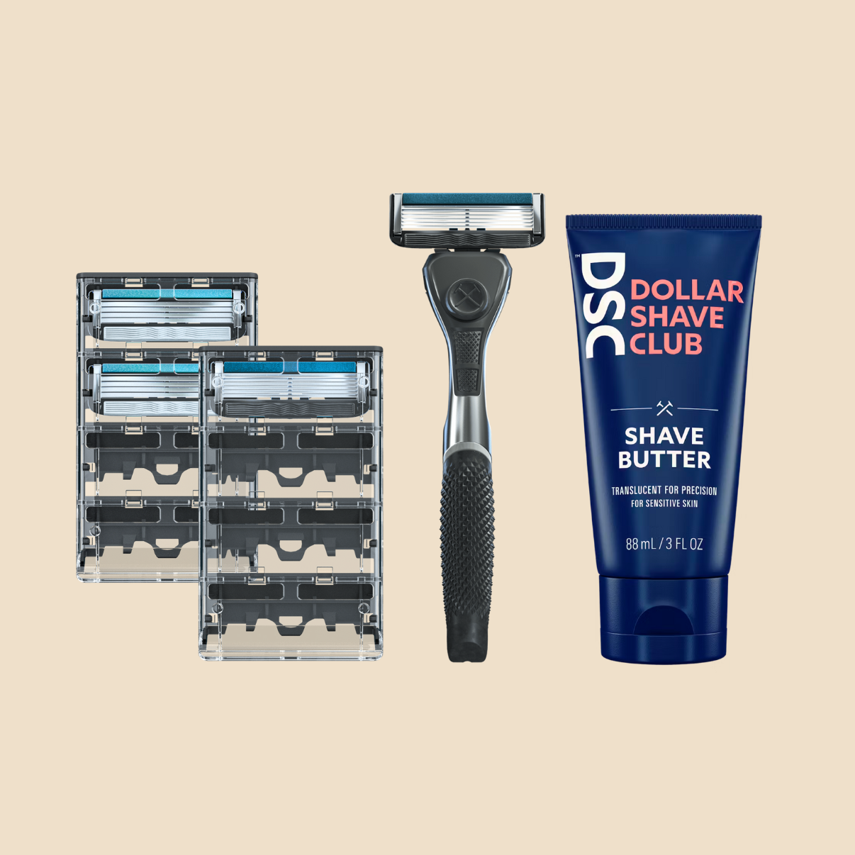 Men's Shaving Starter Kit with Razor & Shave Butter | Club Series