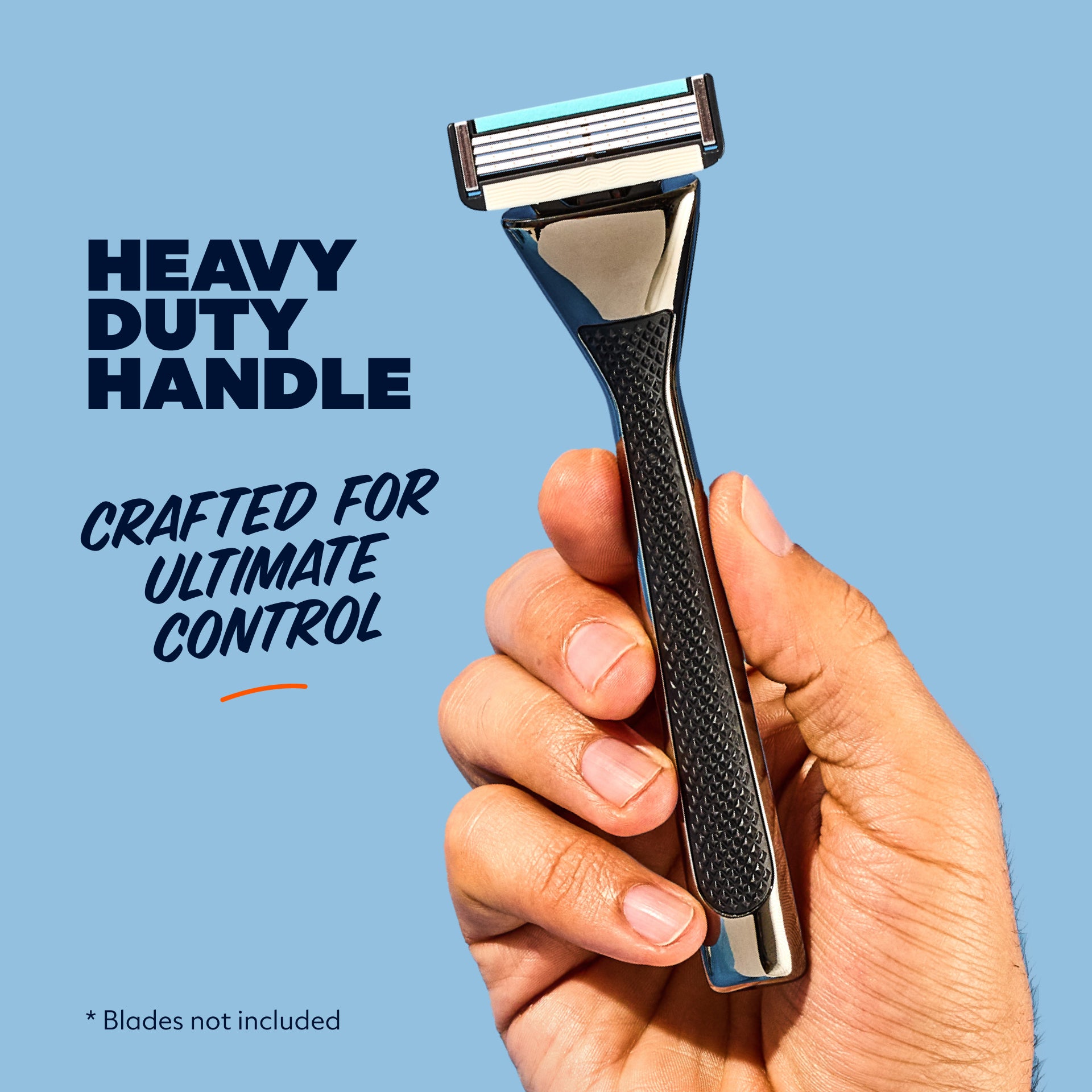 Heavy Metal Shaving Handle for Ultimate Control | Zinc-Alloy Design