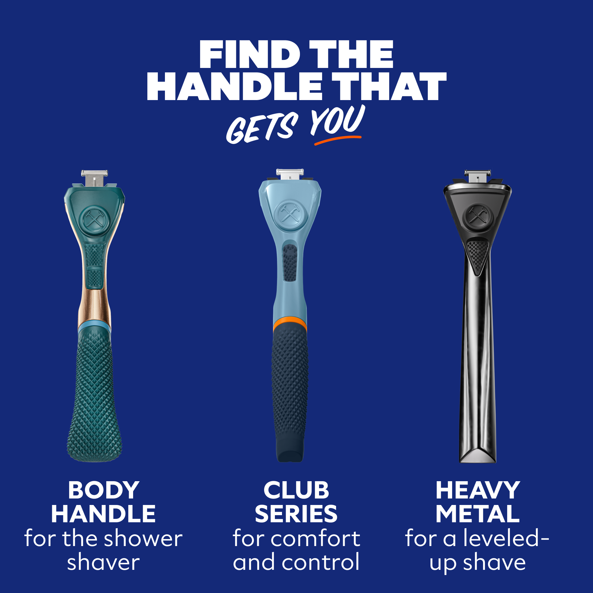 Heavy Metal Shaving Handle for Ultimate Control | Zinc-Alloy Design
