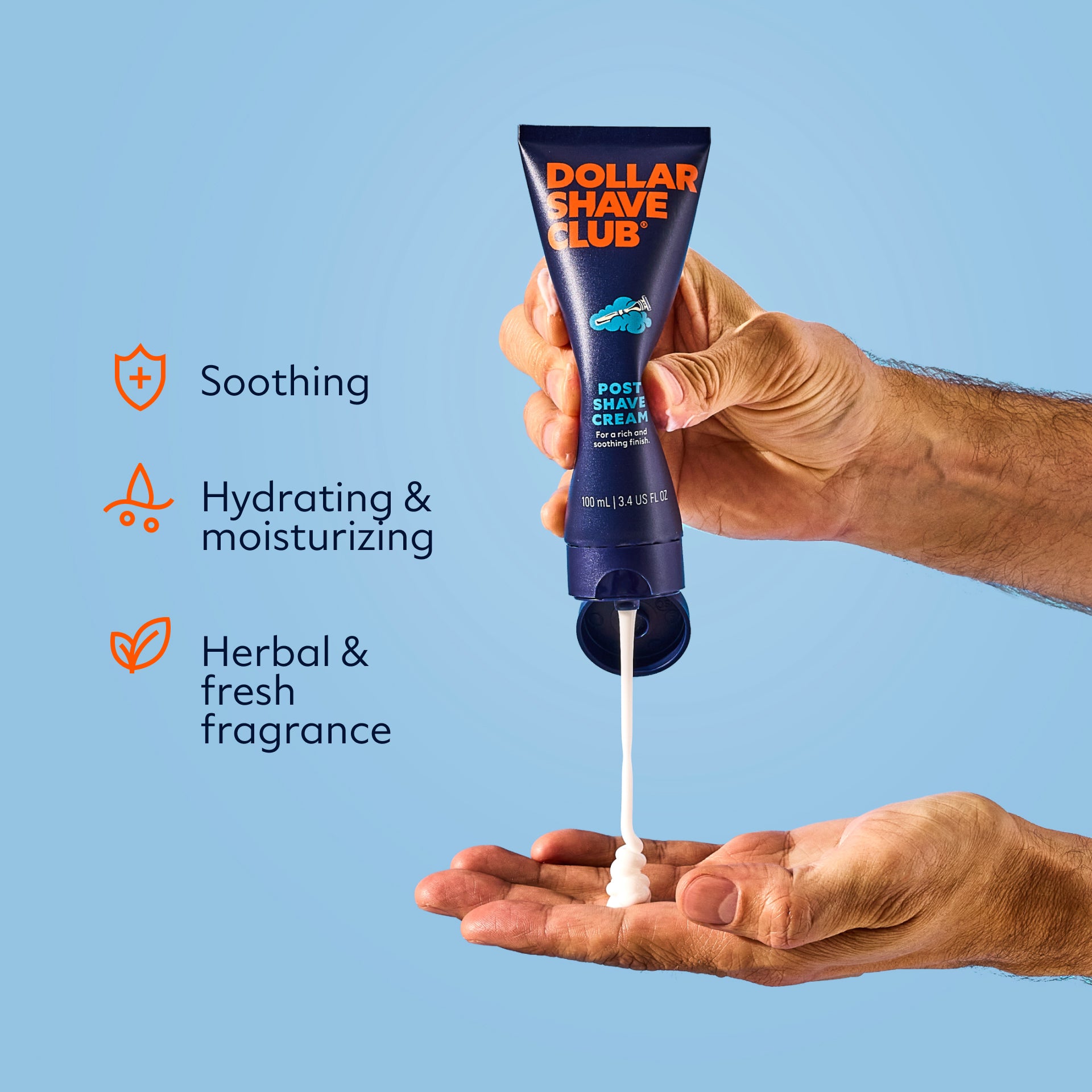 Post Shave Cream for Hydration & Smooth Skin | Fast-Absorbing & Non-Greasy