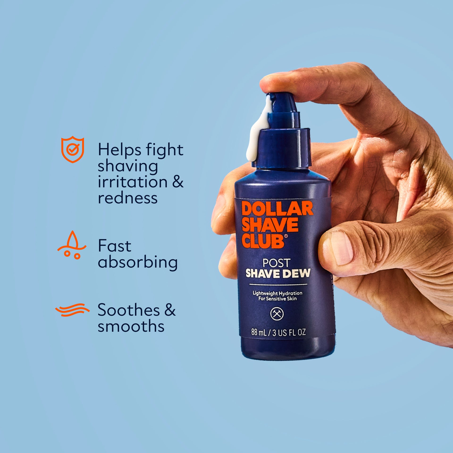 Post Shave Serum for Hydration & Soothing | Fast-Absorbing Dew