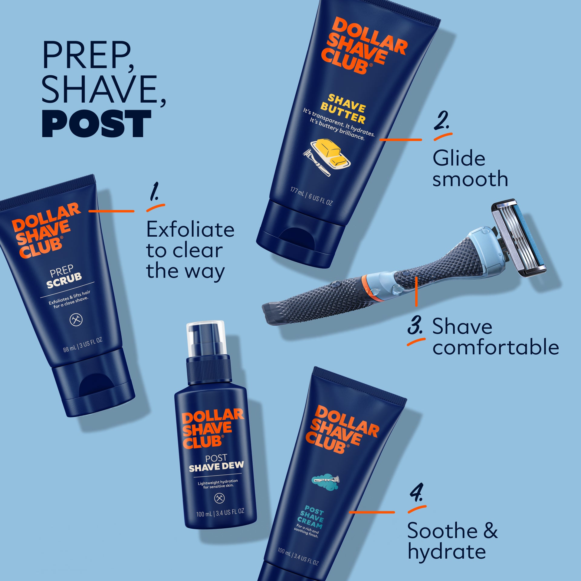 Post Shave Serum for Hydration & Soothing | Fast-Absorbing Dew