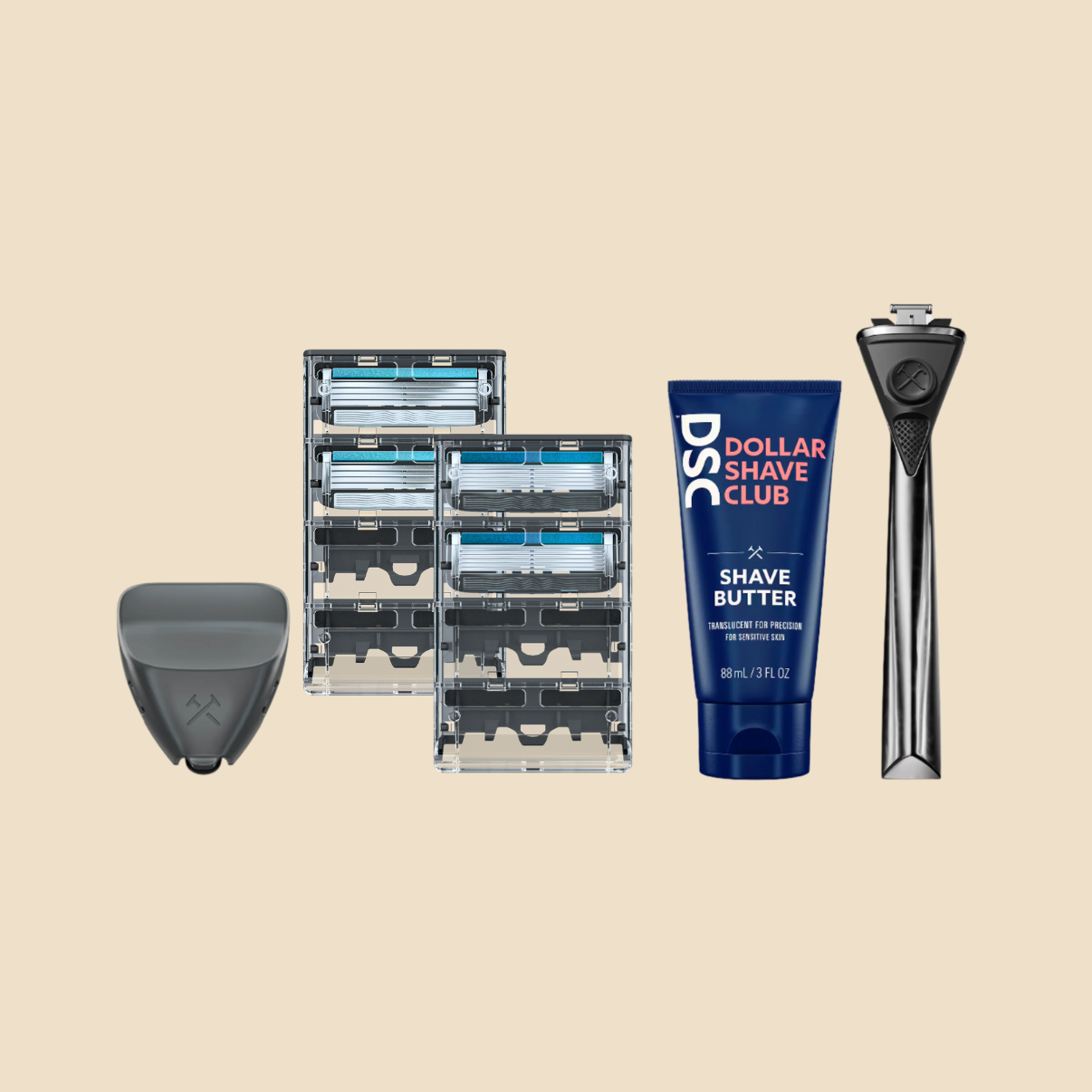 Premium Men's Shaving Starter Kit with Razor & Shave Butter | Club Series