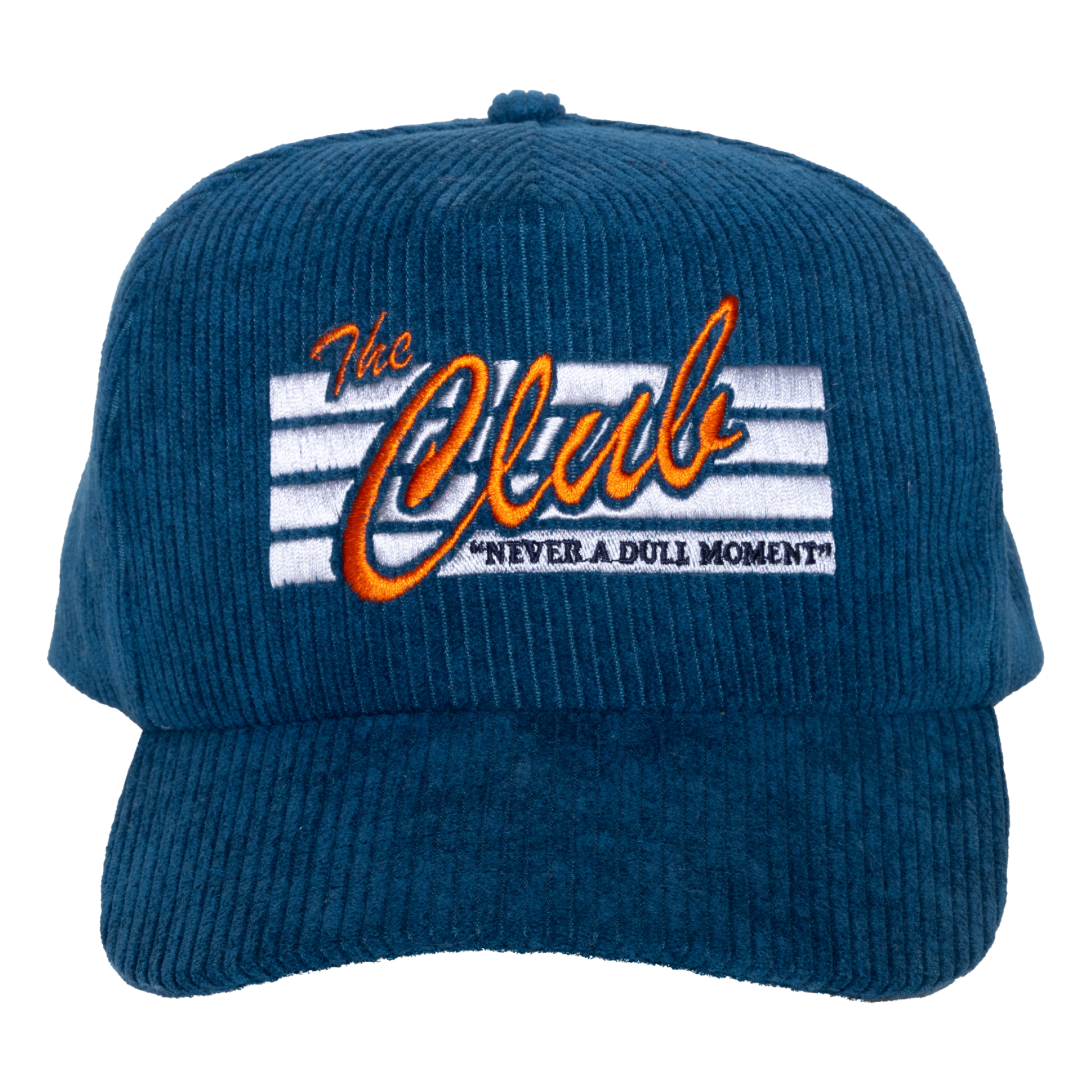 Corduroy Club Hat with Slide Buckle Closure | One Size Fits Most