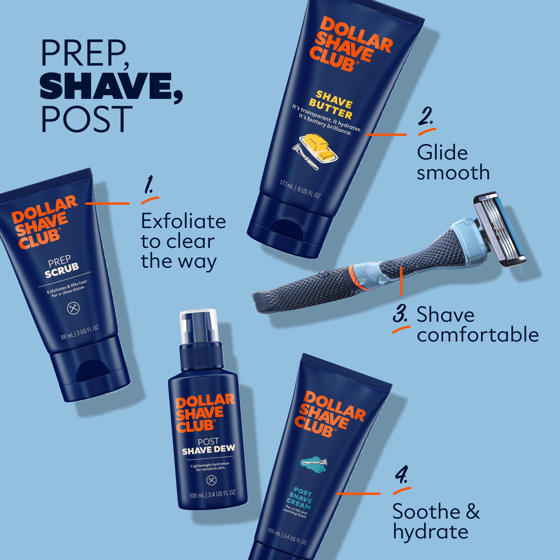 Shave Butter for Smooth Glide & Reduced Razor Bumps | Gentle Shaving Cream
