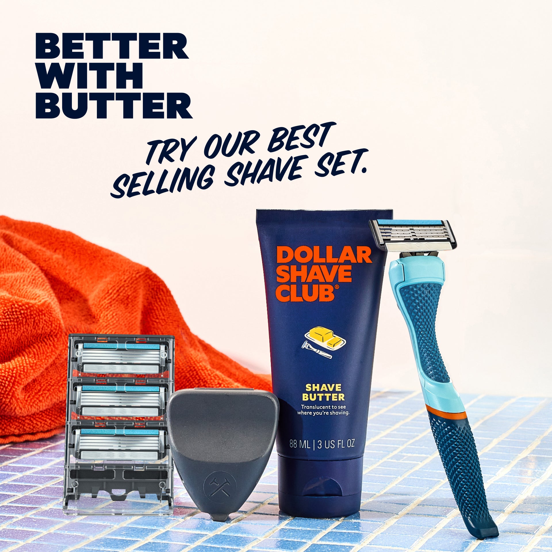Shave Butter for Smooth Glide & Reduced Razor Bumps | Gentle Shaving Cream