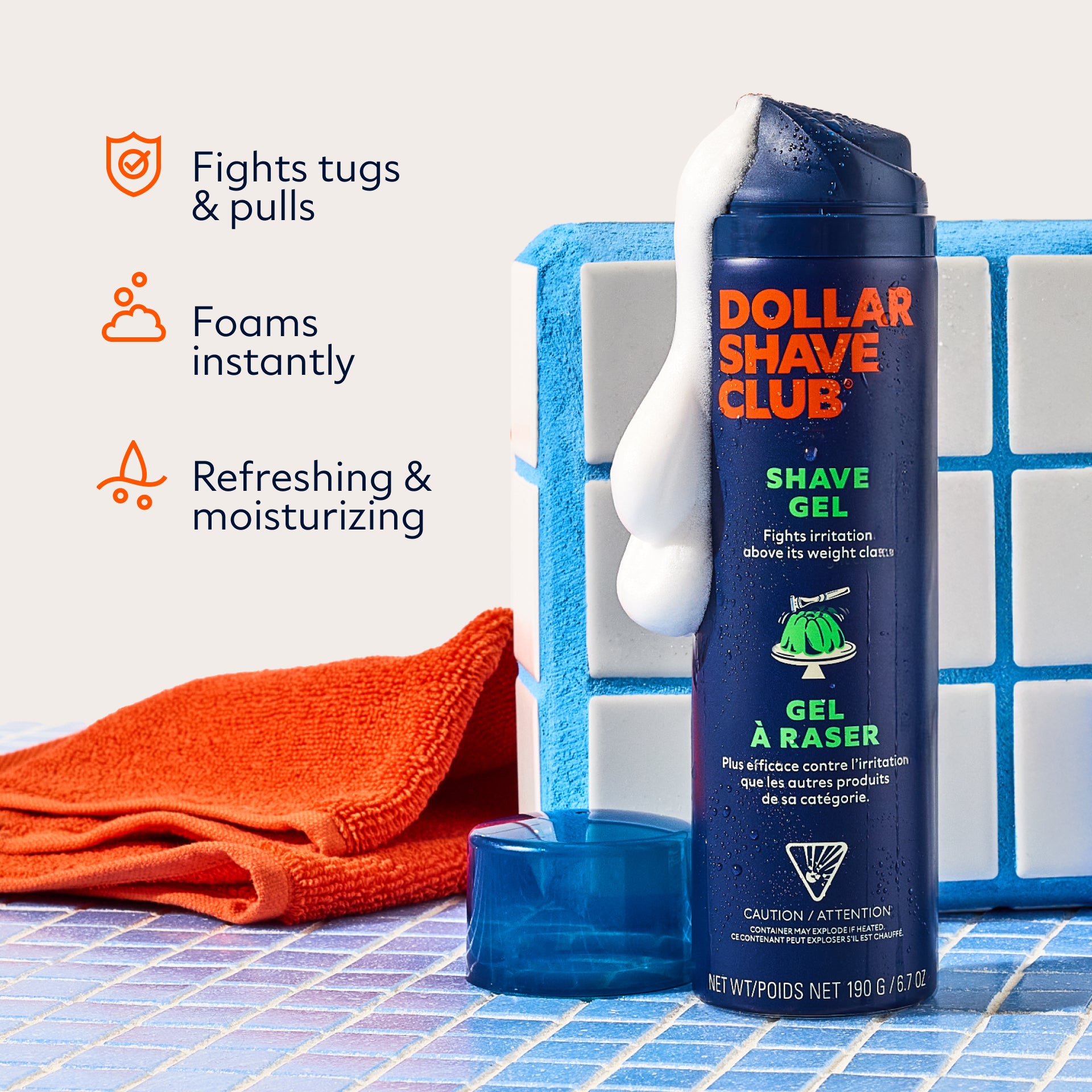 Moisturizing Shave Gel with Shea Butter & Aloe for Sensitive Skin