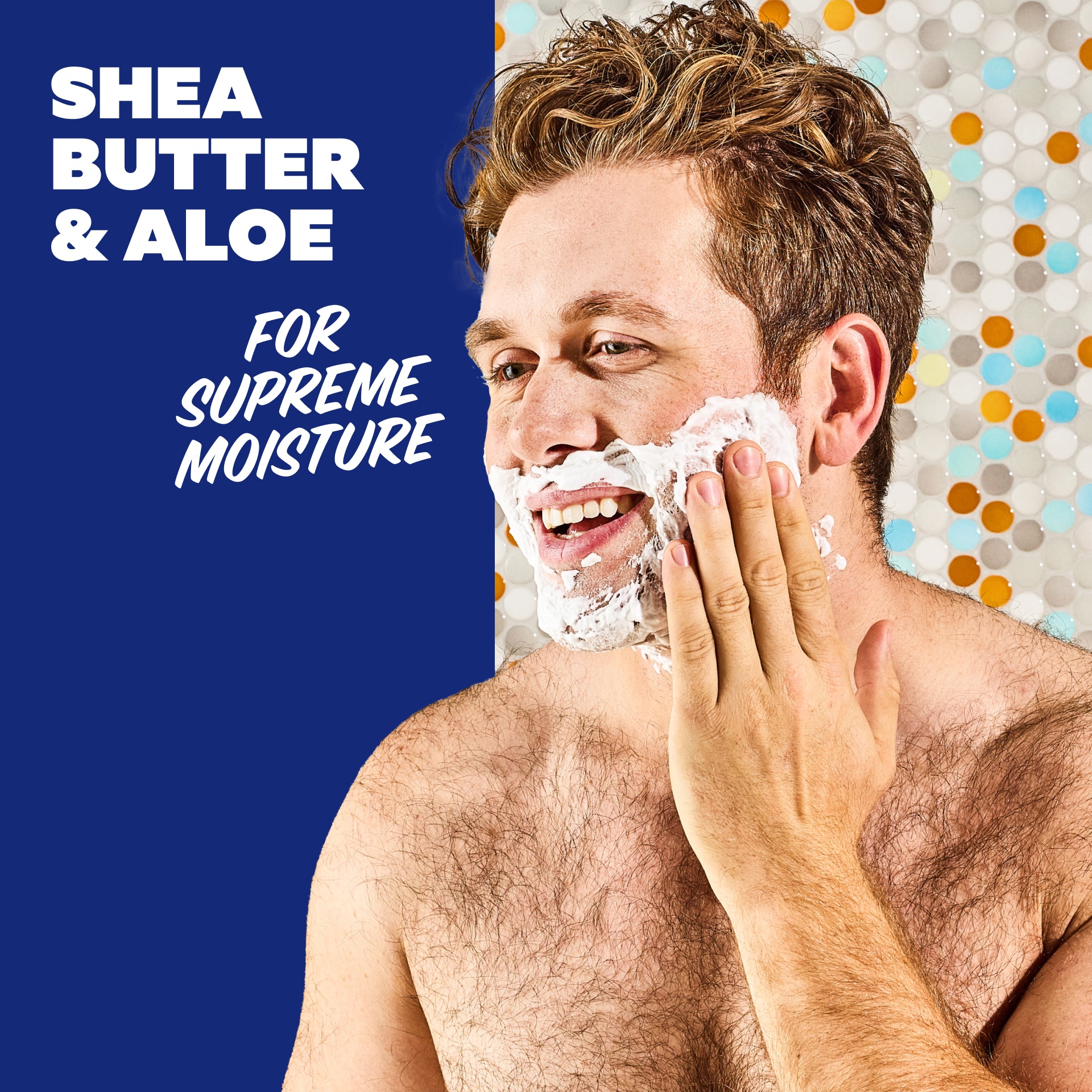 Moisturizing Shave Gel with Shea Butter & Aloe for Sensitive Skin