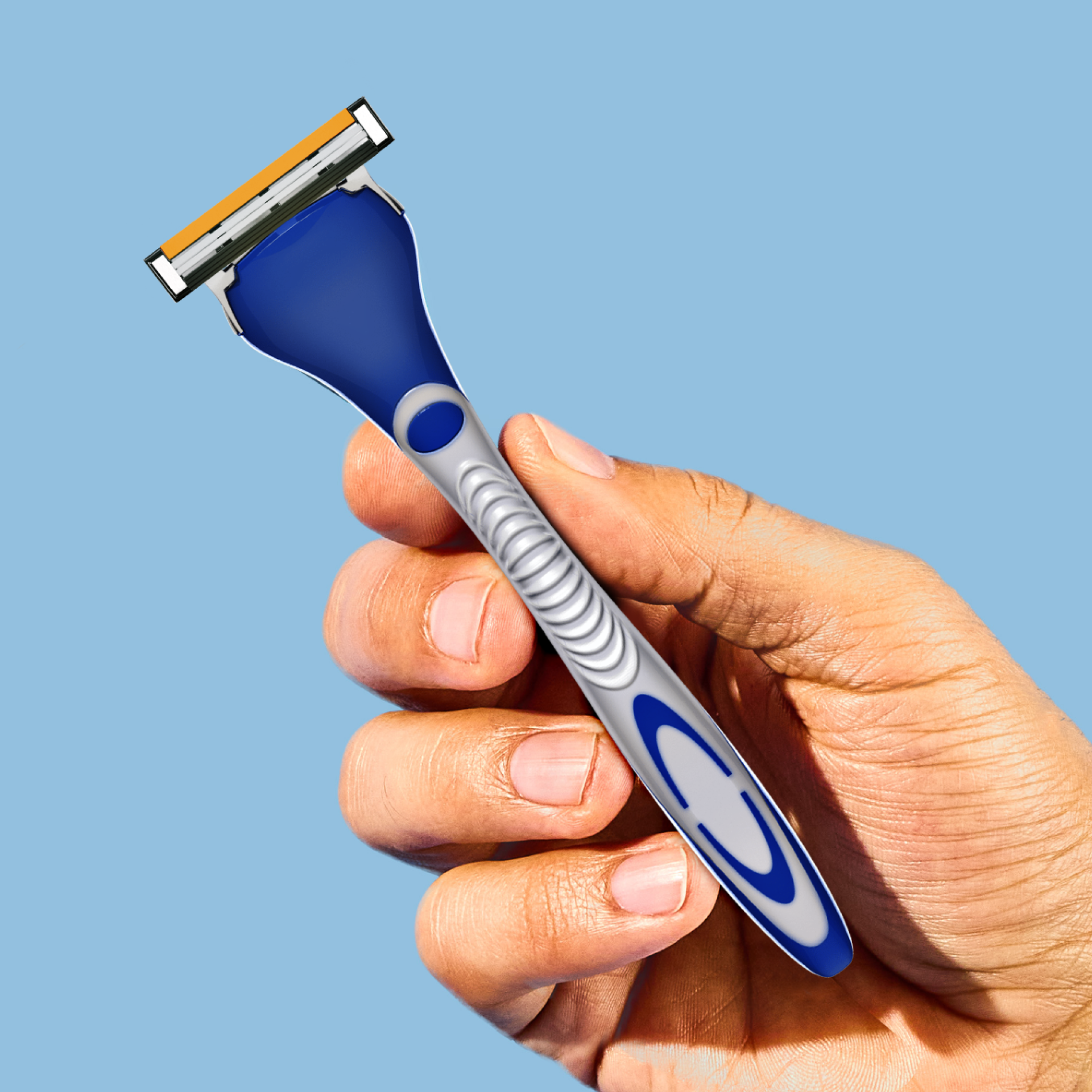 Reusable Twin Handle Razor with Shallow Pivot Head | The Humble