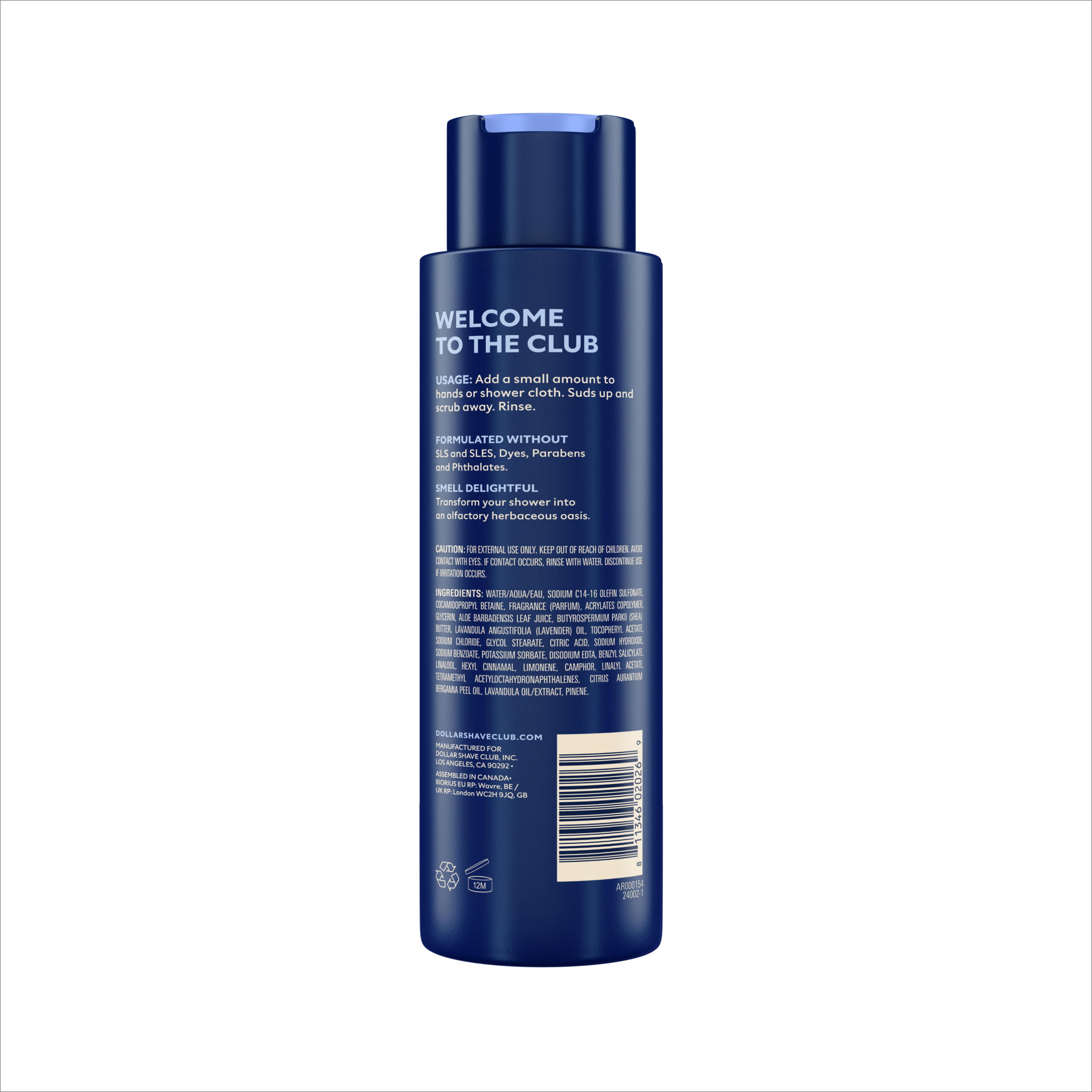 All-in-One Body Wash for Face, Hair & Skin | Plant-Based & Hydrating